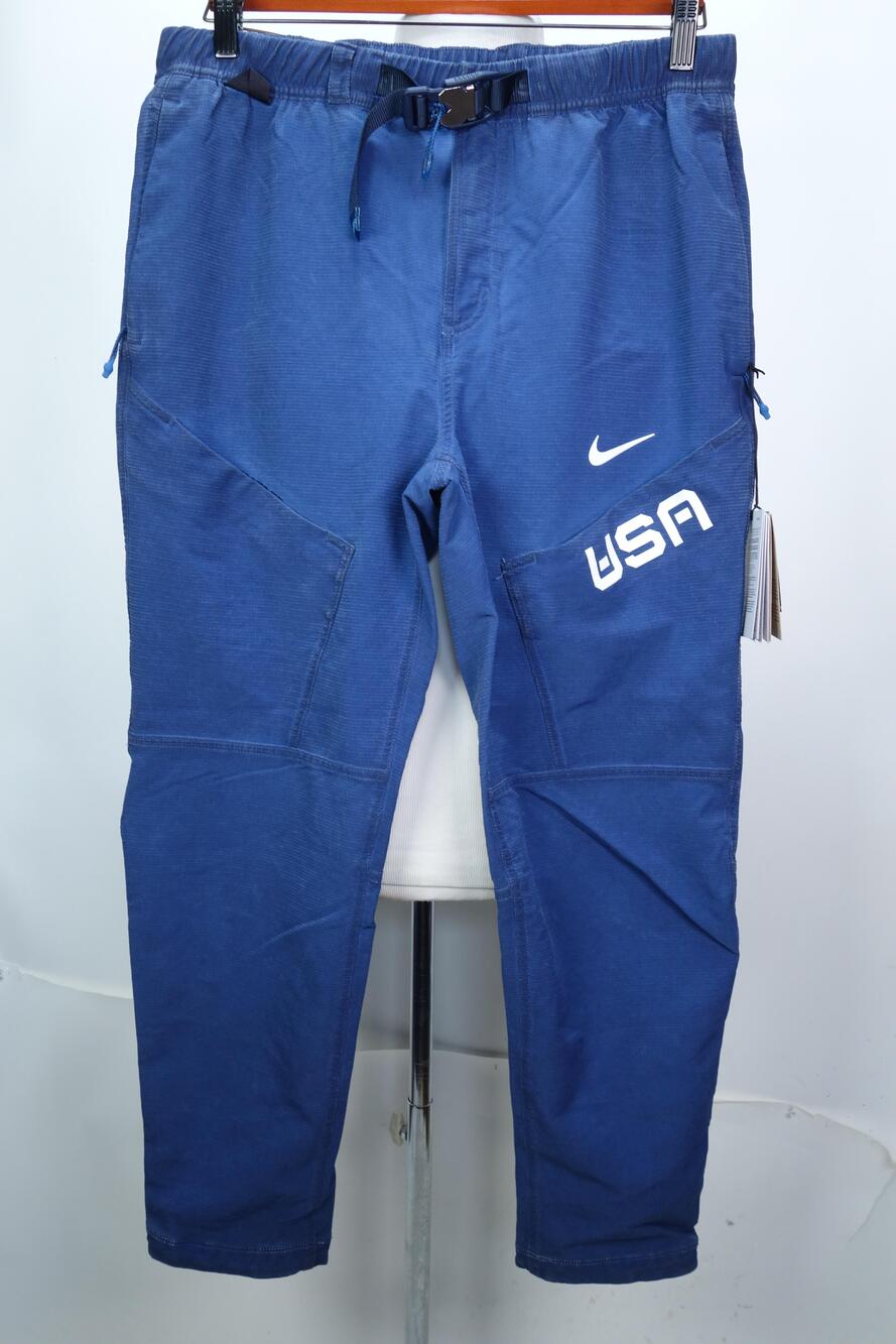 Nike Team USA ACG Pants Womens Large Blue Dri-FIT ADV Olympic DH1599-498